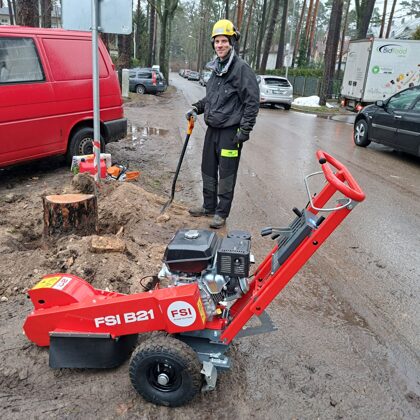Celmu frēzēšana